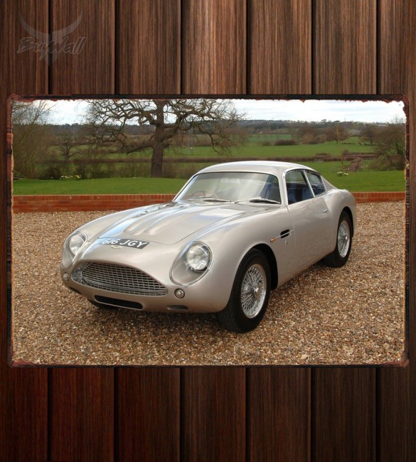 Металлическая табличка Aston Martin DB4 GTZ Металлическая табличка Aston Martin DB4 GTZ